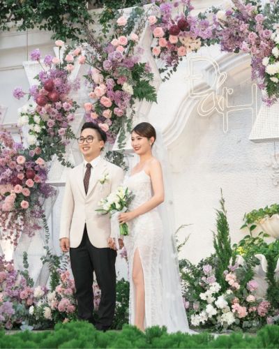 Trang trí tiệc cưới Thu Hường & Việt Đức tại Star Palace Sen Tây Hồ