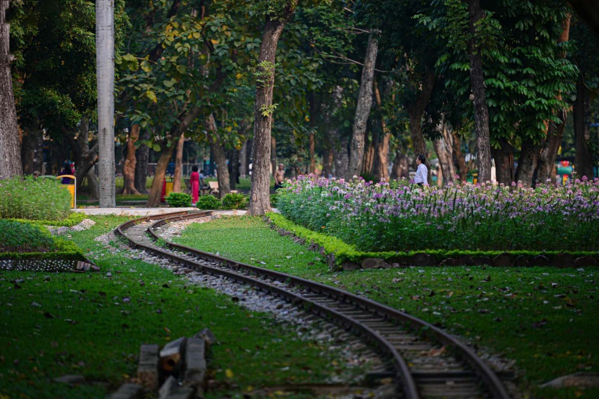 Những công viên như Công viên Thống Nhất hay Công viên Bách Thảo mang lại không gian xanh mát, yên tĩnh, gần gũi với thiên nhiên (Ảnh: Sưu tầm)