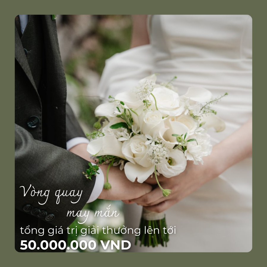 Vòng quay may mắn trị giá lên đến 50 triệu đồng (Ảnh: Tiff.vn)