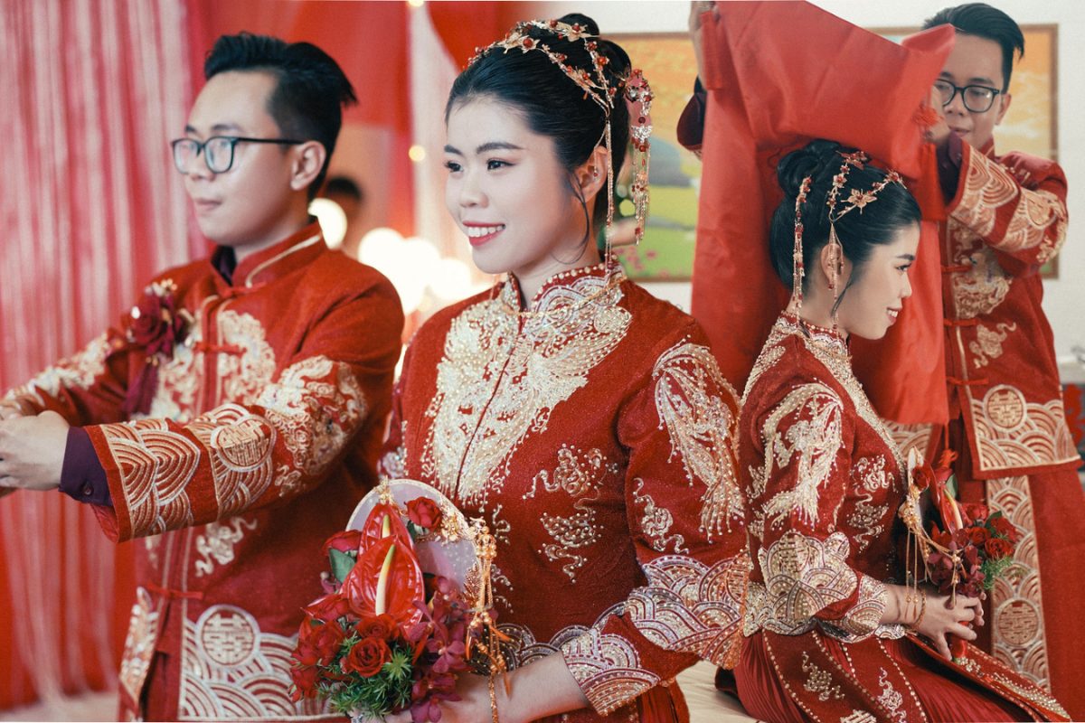 Dù ở đâu, Saigon Cưới vẫn mang đến không gian cưới người Hoa chỉn chu và ấm cúng. (Ảnh: Sưu tầm)