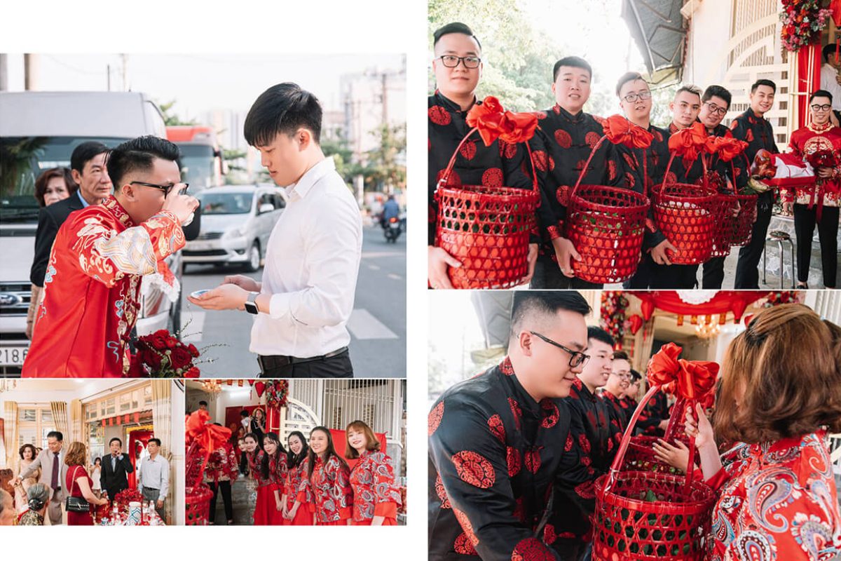 Đám cưới người Hoa không chỉ đẹp mà còn thể hiện sự gắn kết văn hoá và gia phong. (Ảnh: Sưu tầm)