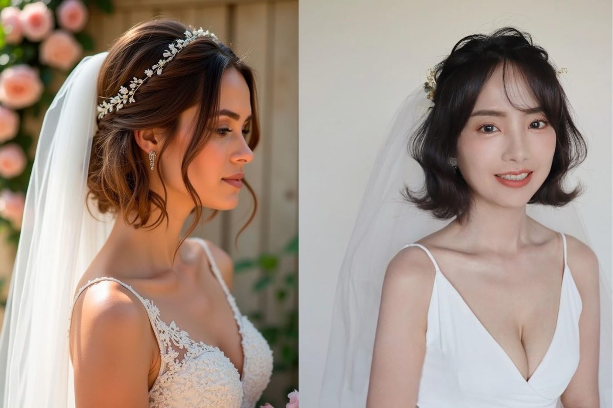 Tóc ngắn uốn sóng (Ảnh: sưu tầm)