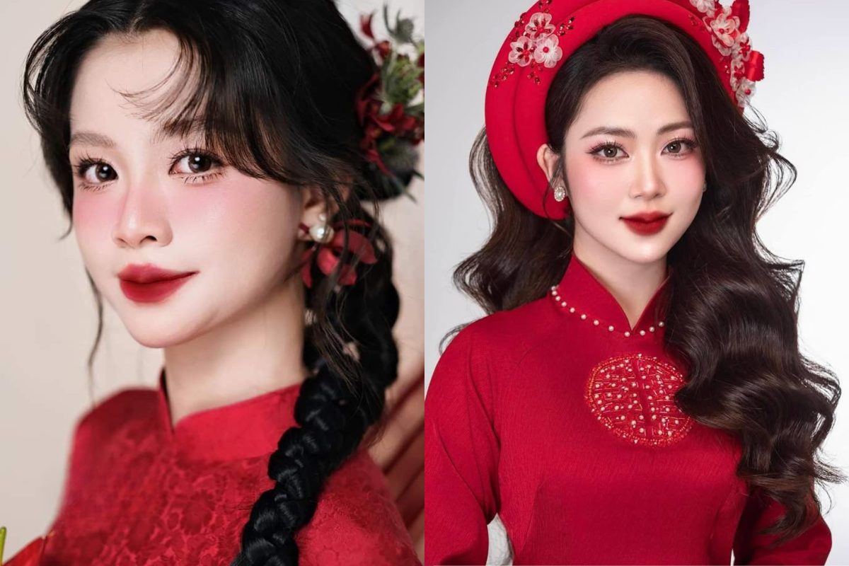 Makeup môi đỏ cổ điển (Ảnh: sưu tầm)