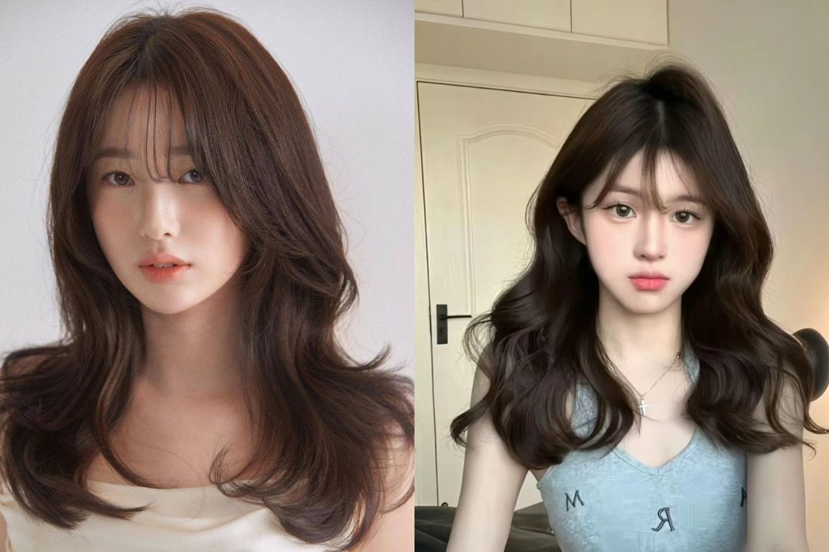 Tóc mái thưa uốn nhẹ (Ảnh: sưu tầm)