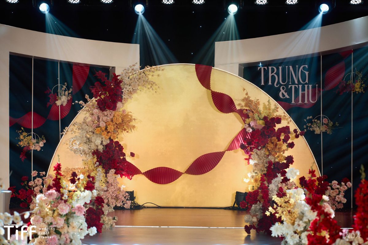 Trang trí nền backdrop (Ảnh: TIFF.vn)