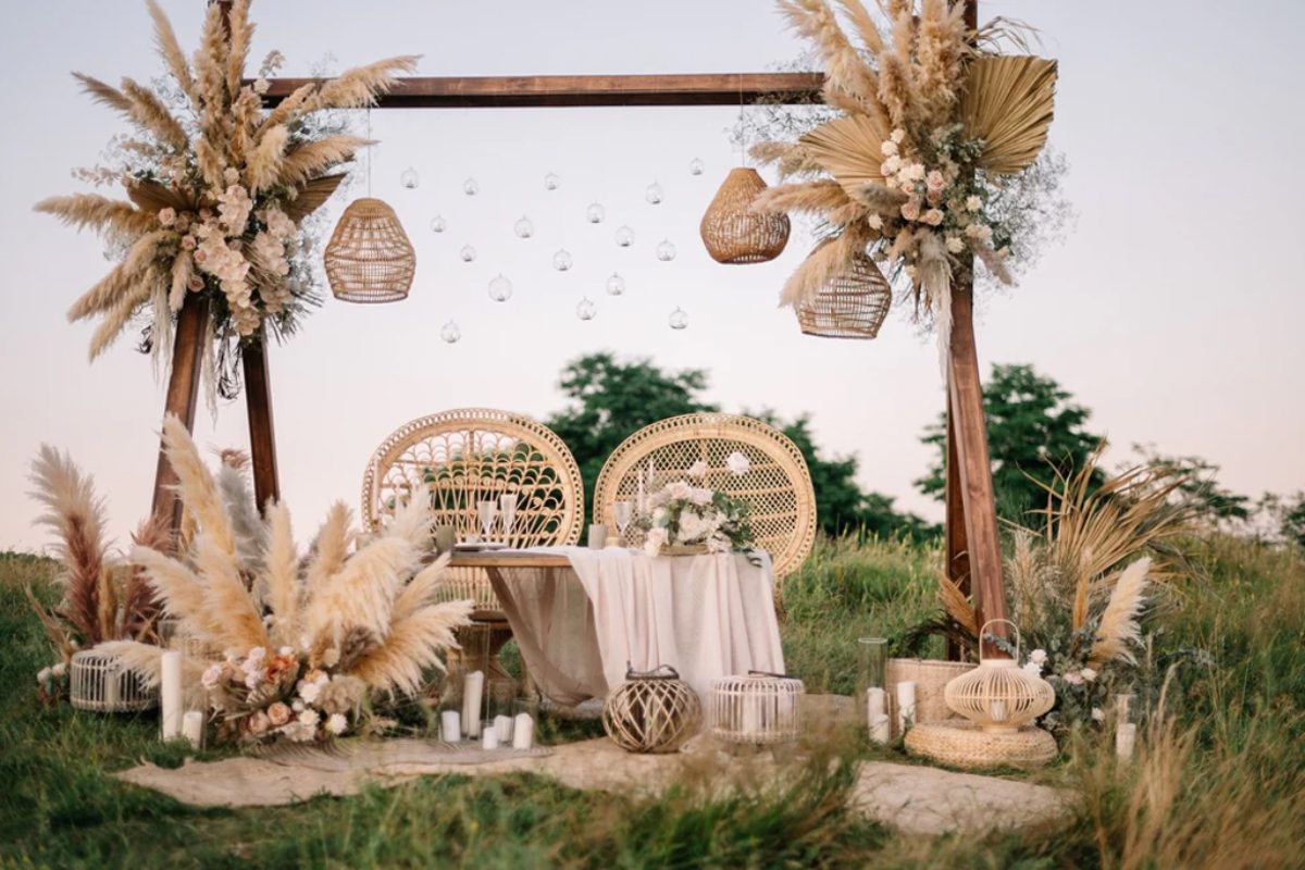 Lưu ý khi tổ chức đám cưới phong cách Bohemian (Ảnh: sưu tầm)