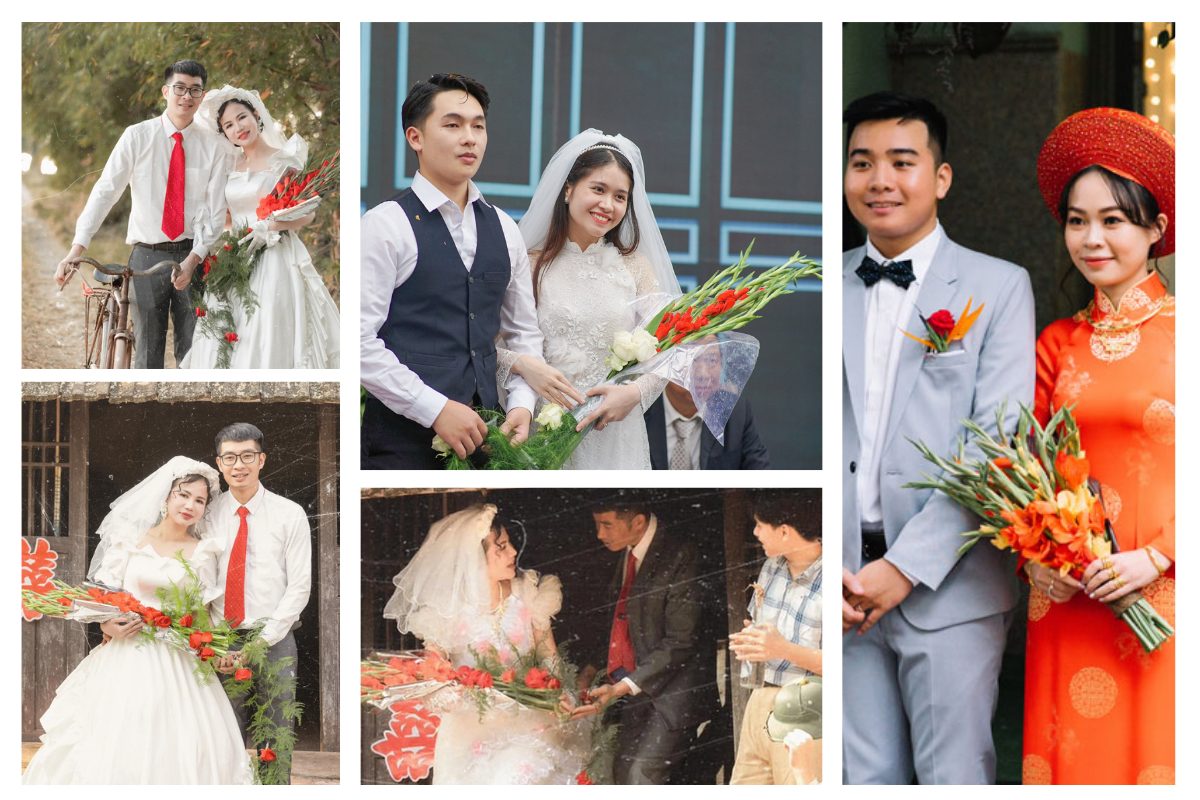 Ảnh minh họa về các bó hoa cưới ngày xưa (Ảnh: sưu tầm)