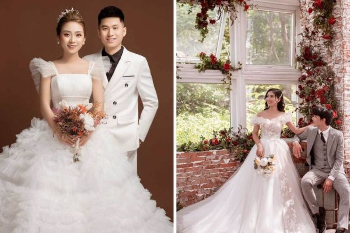 Dáng dựa lưng vào tường, tạo vẻ lãng mạn (Ảnh: Sưu tầm)
