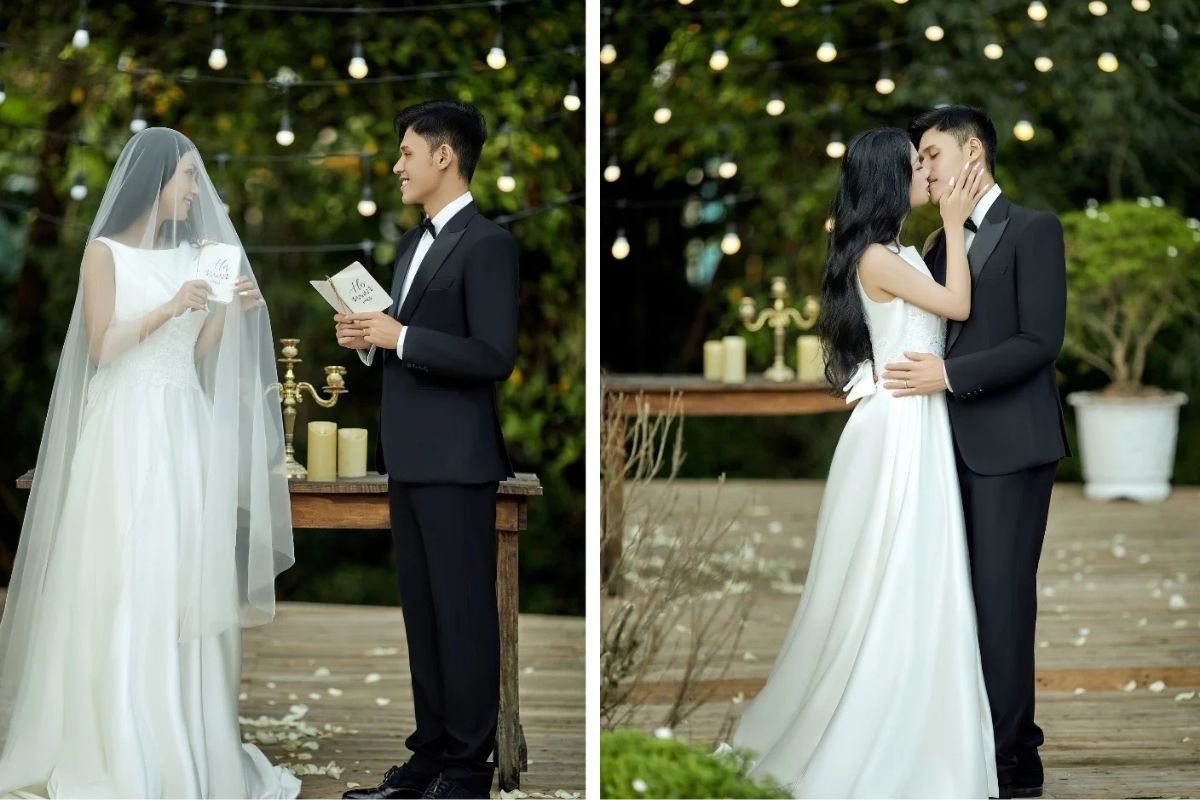 Dáng đứng thẳng, tự nhiên, tay nắm tay hoặc khoác vai (Ảnh: Sưu tầm)