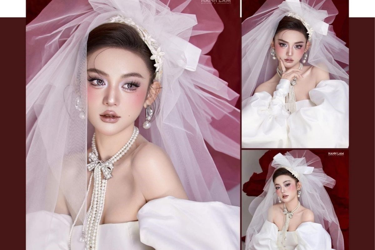 Hạnh Lâm nổi tiếng với đội ngũ kết hợp makeup và hairstyling hài hòa (Ảnh: Sưu tầm)