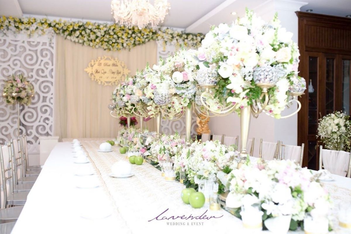 Lavender Wedding là cái tên lâu năm trong lĩnh vực trang trí tiệc cưới tại Hà Nội (Ảnh: Sưu tầm)