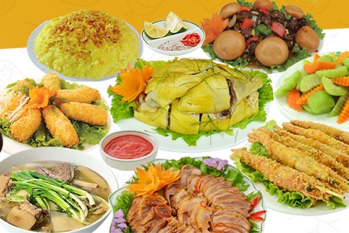 Menu tiệc cưới miền nam cao cấp (Ảnh: Sưu tầm)