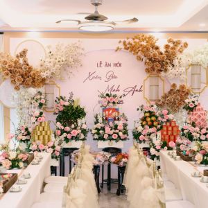 Trang trí tư gia cưới Minh Anh & Xuân Đức tại Hà Nội