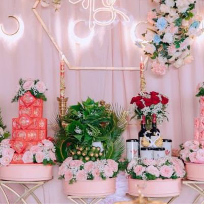 tráp cưới 5 lễ