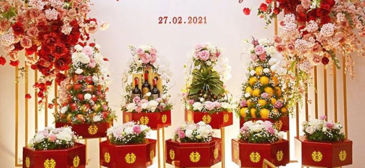 tráp ăn hỏi 7 lễ