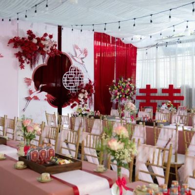 Trang trí đám cưới tại nhà