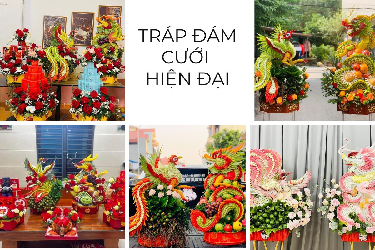 Tráp đám cưới hiện đại (Ảnh: sưu tầm)