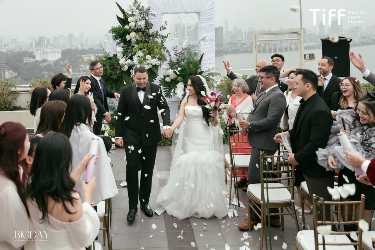 Đám cưới vintage nhẹ nhàng, duyên thầm, không ồn ào. (Ảnh: TIFF.vn)
