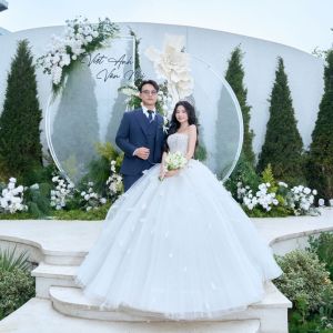 Trang trí tiệc cưới Vân Nhi & Việt Anh tại  Sen Star Palace