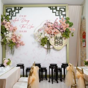 Trang trí tư gia cưới Dũng & Vân tại Hà Nội