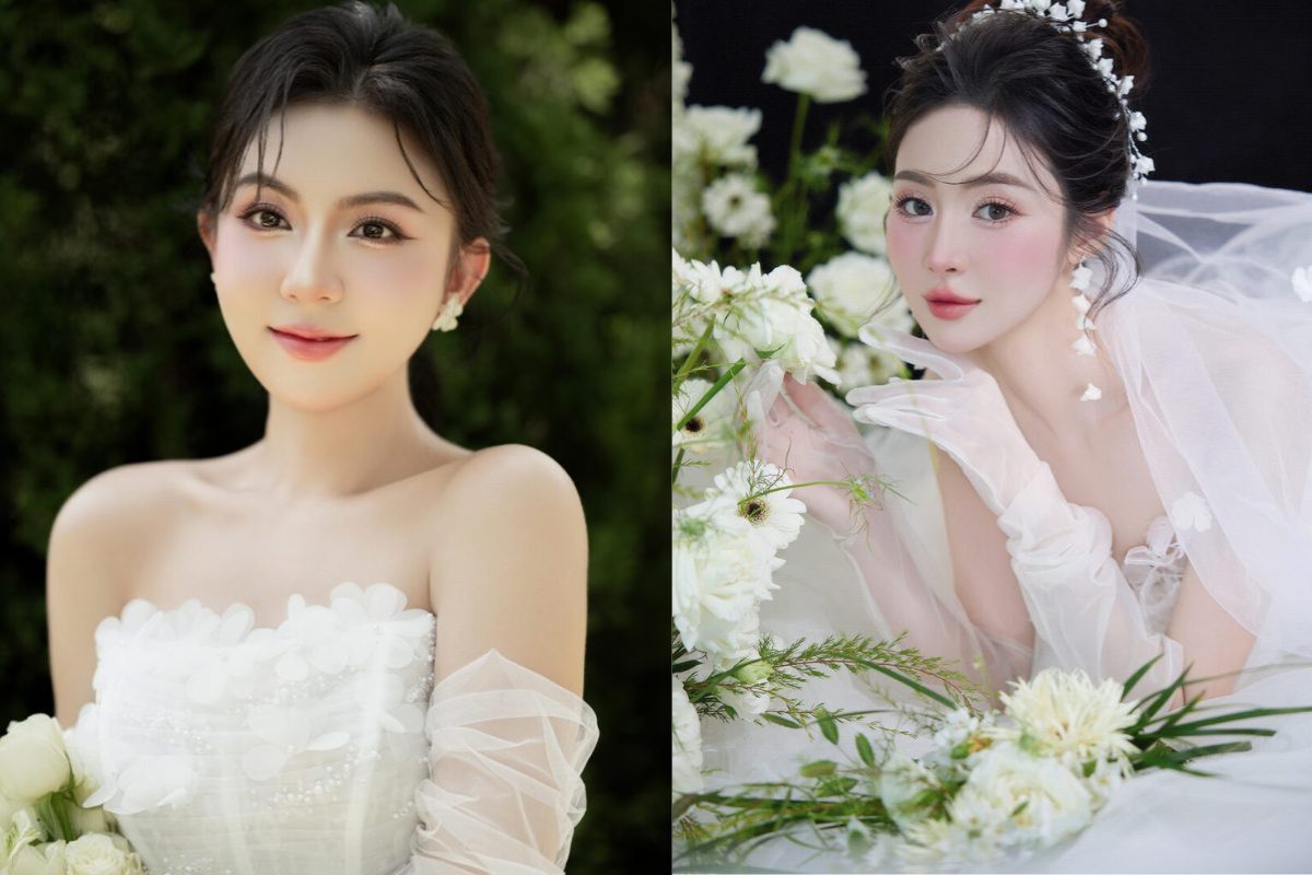 Quy trình dưỡng da đúng cách giúp lớp nền ngày cưới mịn màng và rạng rỡ (Ảnh: Sưu tầm) 