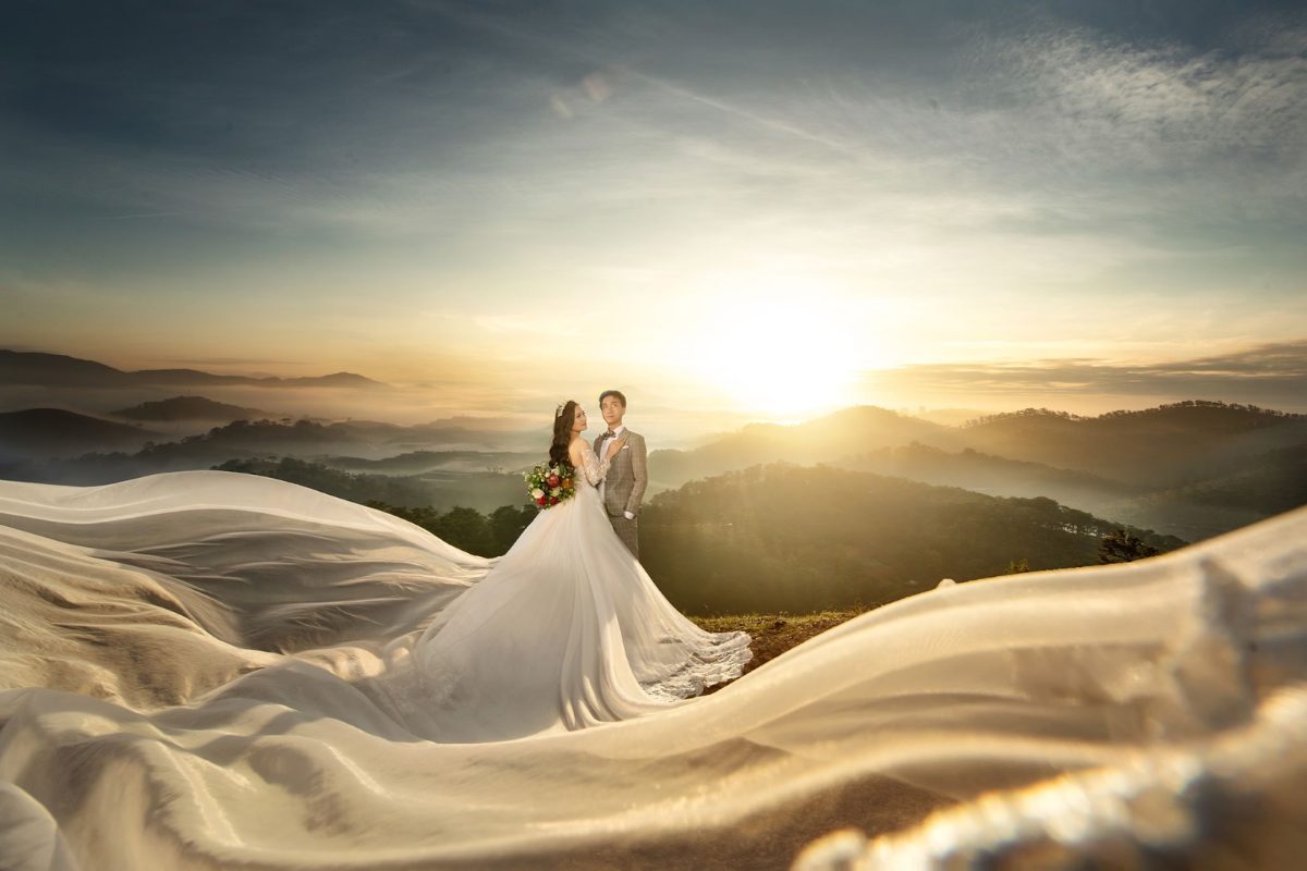 Elopement Wedding tại Đà Lạt với khung cảnh rừng thông và không gian riêng tư. (Ảnh: Sưu tầm) 