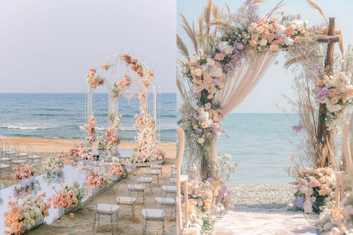 Bảng màu cưới màu pastel (Ảnh: sưu tầm)