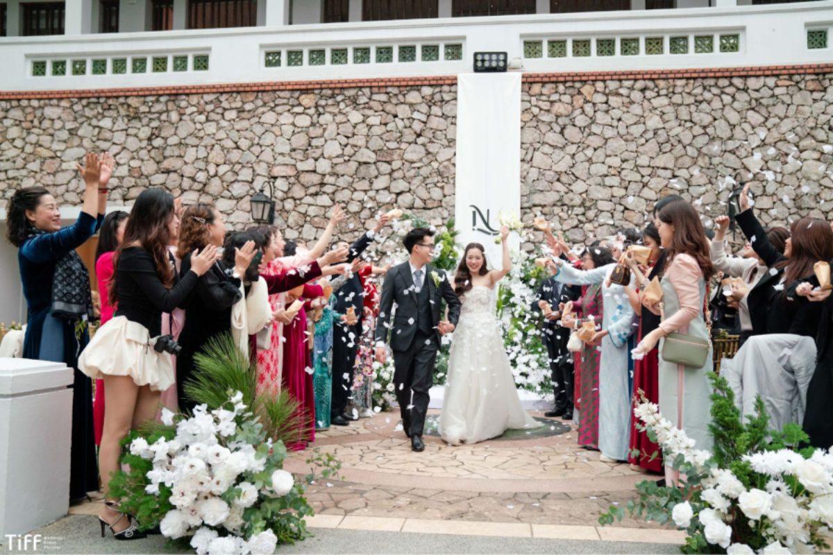 Tiệc cưới Intimate Wedding dành riêng cho gia đình và bạn bè thân thiết. (Ảnh: TIFF.vn)