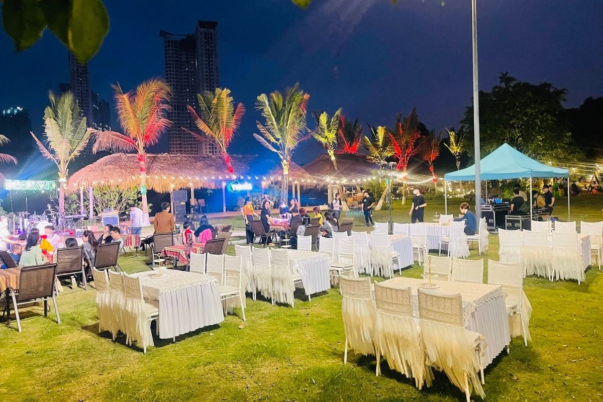 The Garden Bistro lý tưởng cho tiệc cưới ấm cúng (Ảnh: Sưu tầm) 