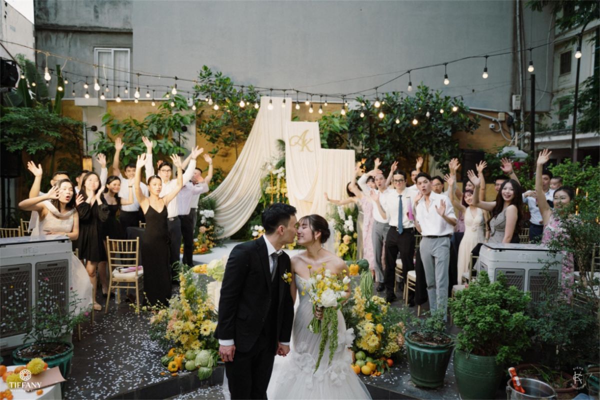 Tiffany Wedding với đám cưới ngoài trời ấm áp (Ảnh: Tiff.vn)