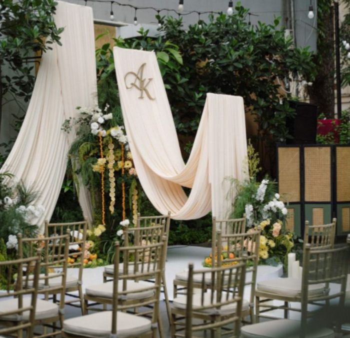 xu hướng trang trí draping