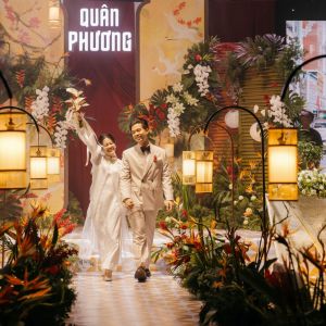 Trang trí tiệc cưới Phương & Quân tại Pavillon Tan Son Nhat