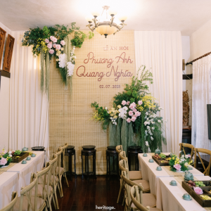 Trang trí tư gia cưới Phương Anh & Nghĩa tại Phú Thọ