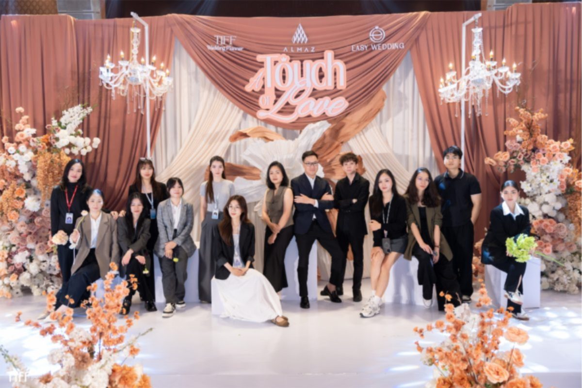 Đội ngũ TIFF Wedding Planner điều phối và thiết kế đám cưới chuyên nghiệp tại Việt Nam. (Ảnh: TIFF.vn)