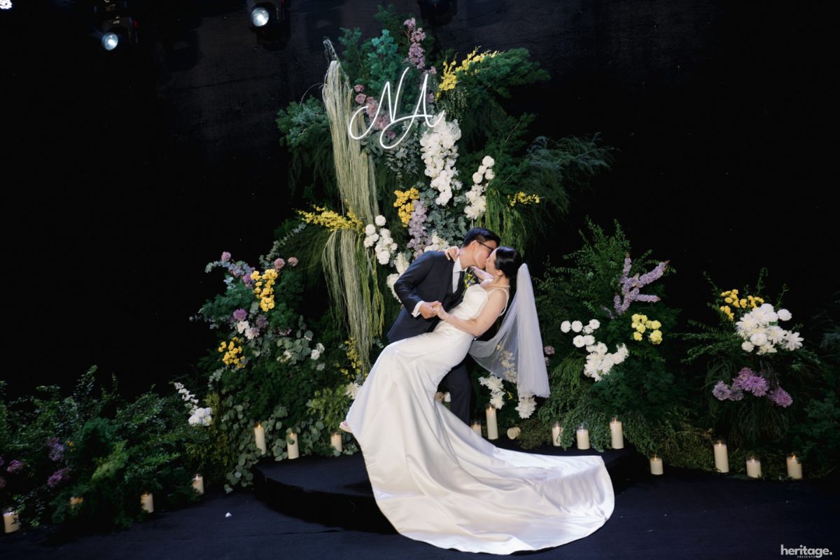 Không gian tiệc cưới được thiết kế bởi TIFF Wedding Planner – tinh tế và sang trọng. (Ảnh: TIFF.vn)