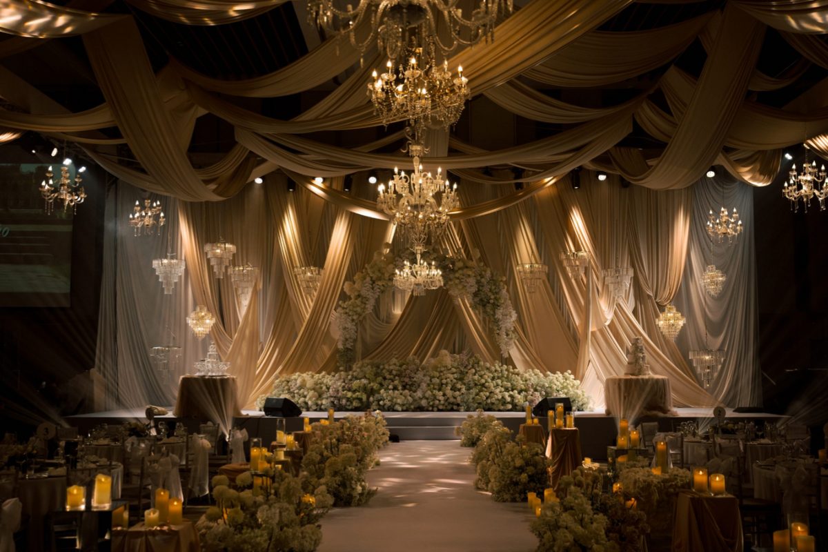 Tiệc cưới phong cách lãng mạn từ Thuyền Giấy Wedding. (Ảnh: Sưu tầm)