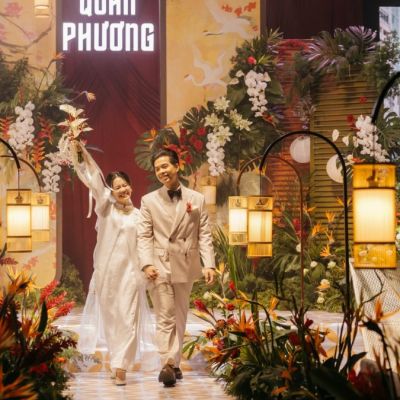 phong cách trang trí tiệc cưới