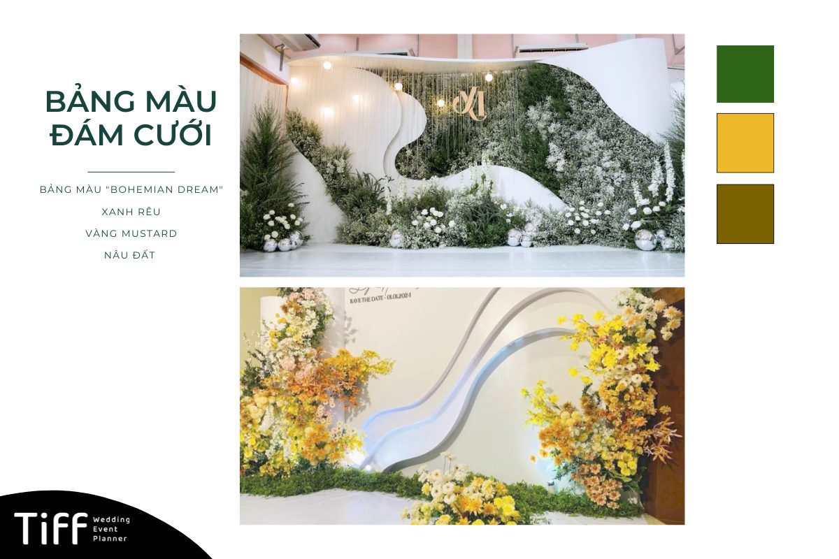 Bảng màu "Bohemian Dream" (Ảnh: TIFF.vn)