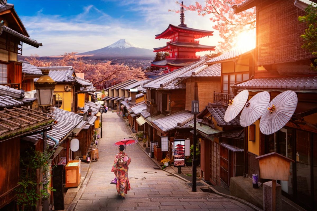 Du lịch tuần trăng mật ở Kyoto (Ảnh: sưu tầm)
