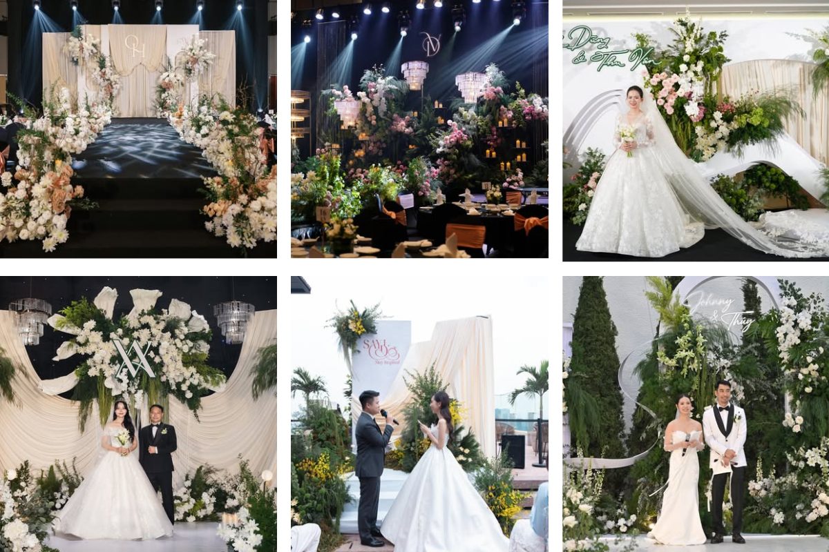 Một số dự án trang trí tiệc cưới đã được thực hiện bởi TIFF Wedding Planner (Ảnh: TIFF.vn)