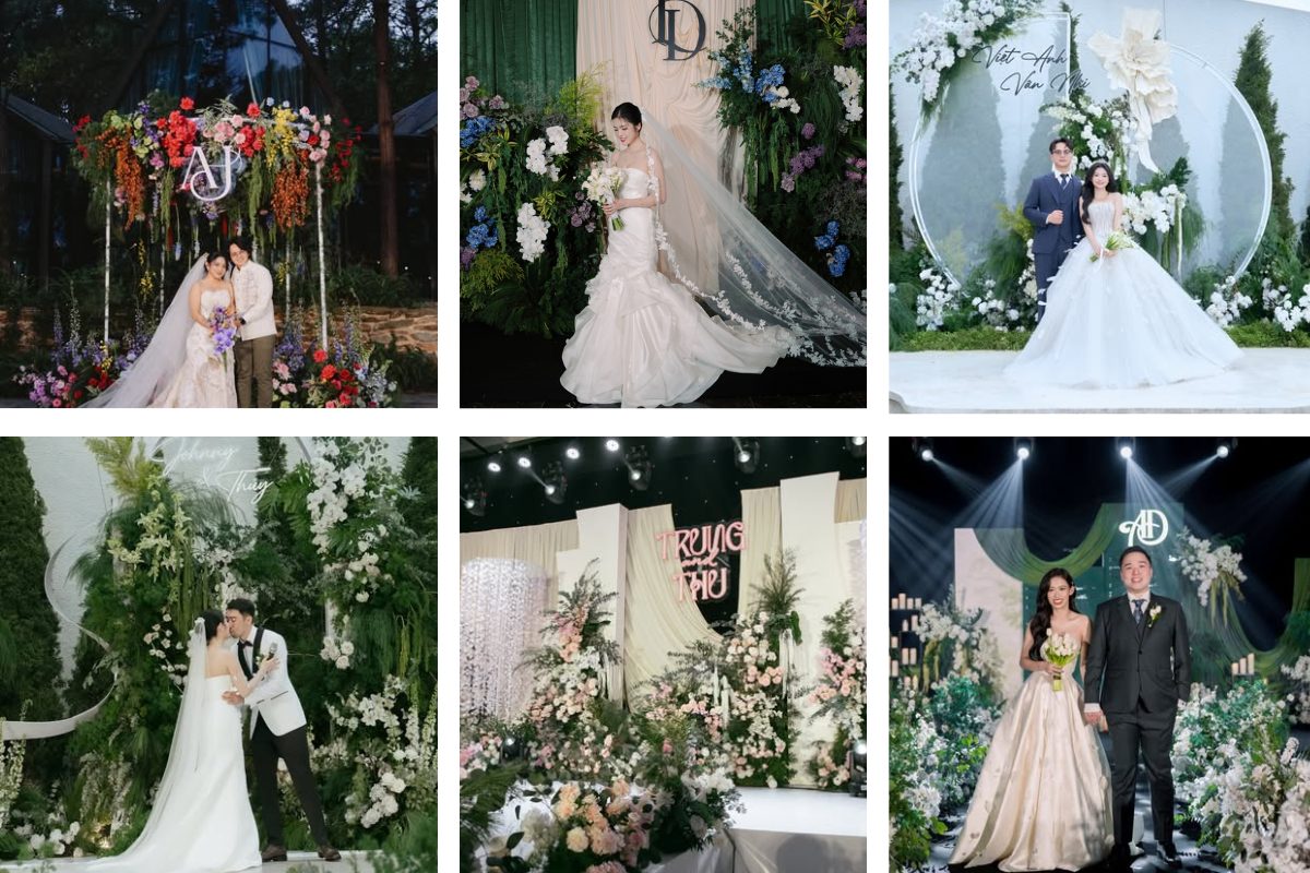 Một số dự án trang trí tiệc cưới đã được thực hiện bởi TIFF Wedding Planner (Ảnh: TIFF.vn)