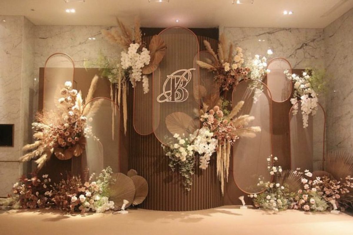 Trang trí tiệc cưới phong cách Bohemian (Ảnh: sưu tầm) 