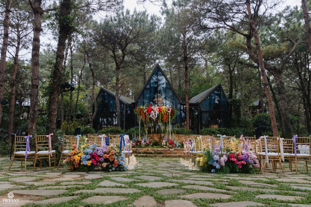 Backdrop đám cưới thiên nhiên hùng vĩ (ảnh: TIFF.vn) 