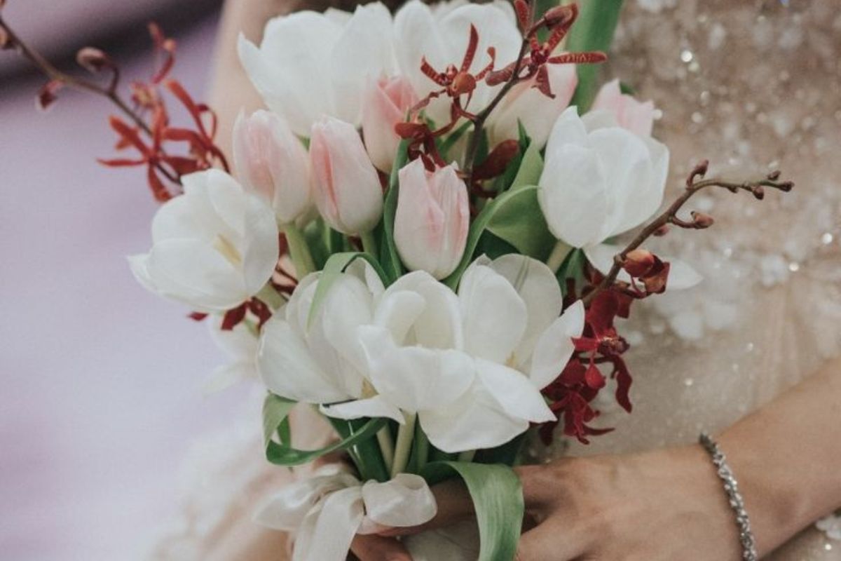 Bó hoa cưới đóng vai trò quan trọng trong lễ cưới (Ảnh: Sưu tầm)