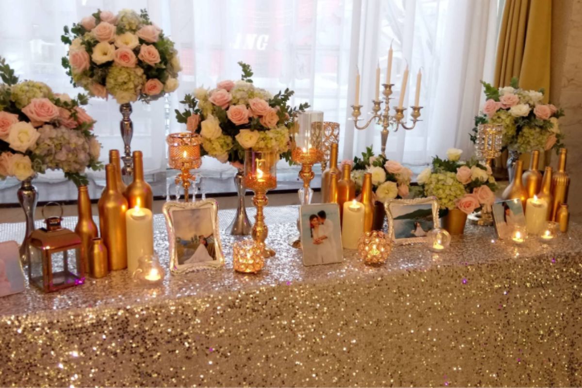 Gallery table làm nổi bật concept cưới (Ảnh: Sưu tầm)