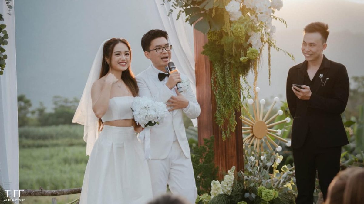 Mỗi cặp đôi có phong cách và cá tính riêng, vì vậy wedding vow không cần tuân thủ một công thức duy nhất. (Ảnh:TIFF.vn)