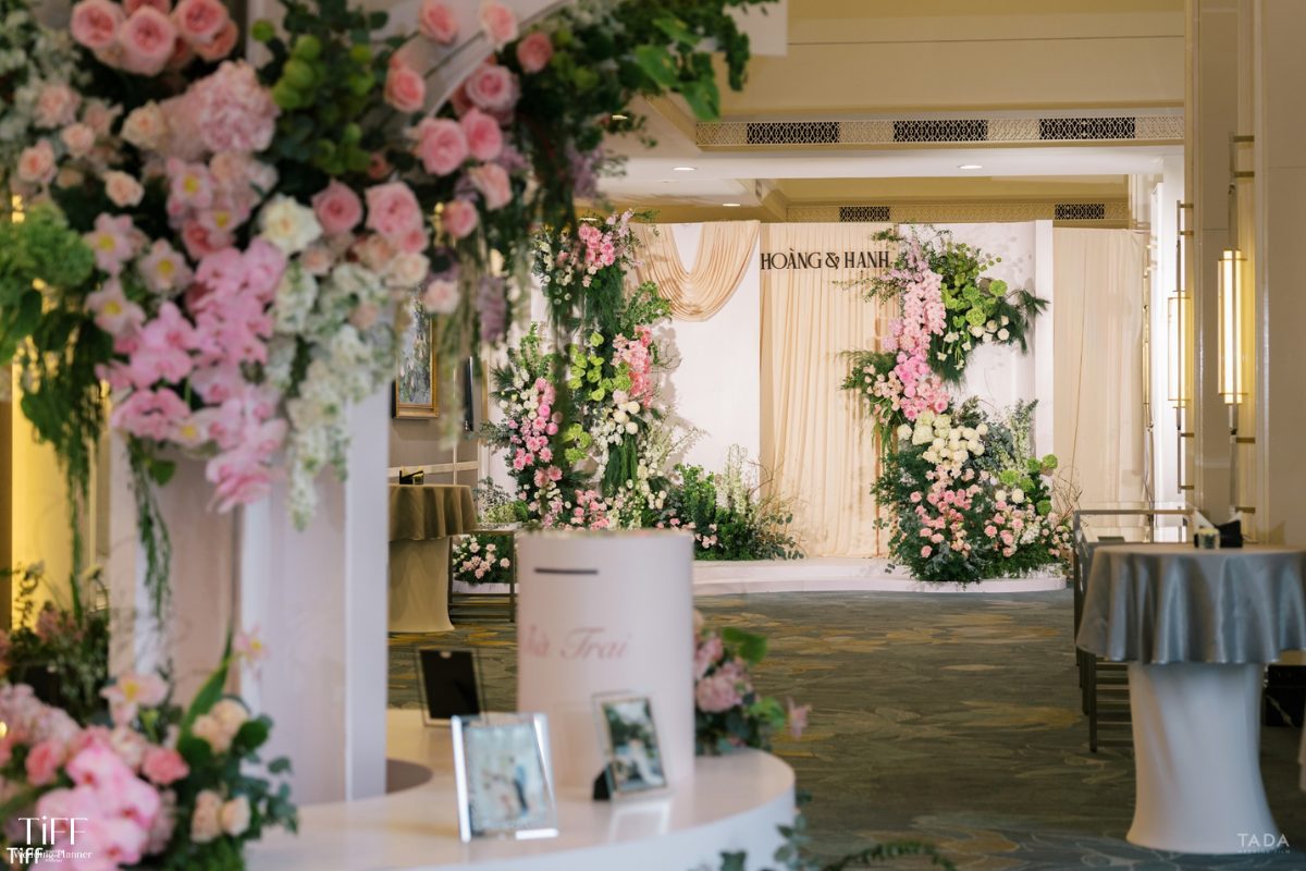 Không gian cưới sáng tạo đồng bộ do TIFF Wedding Planner thực hiện. (ẢNH: TIFF.vn)