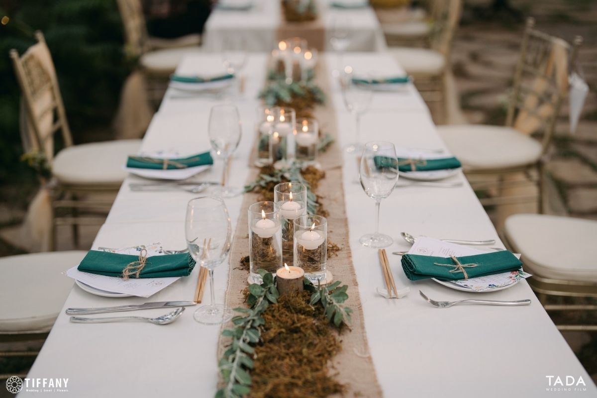 Runner vải trang trí Destination Wedding (Ảnh: TIFF)