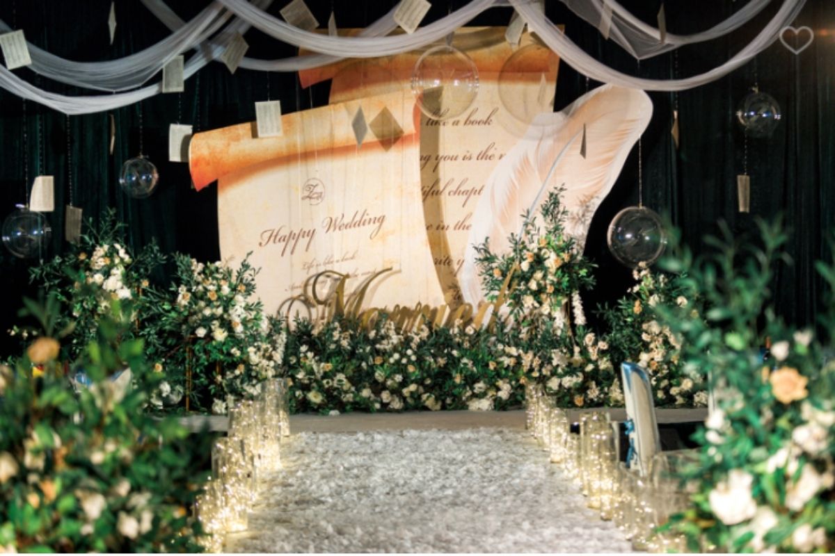Ý tưởng trang trí tiệc cưới phong cách Whimsical Fairy Tale (Ảnh: Sưu tầm)