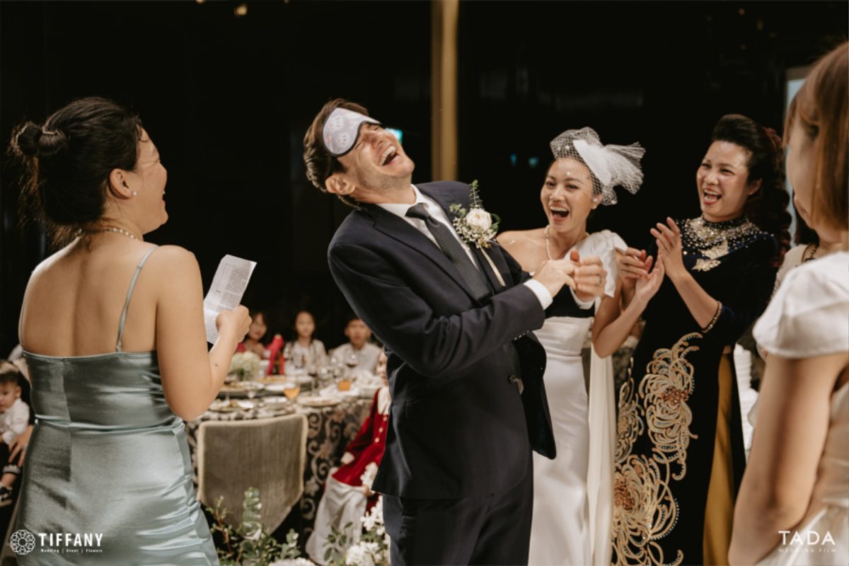 Tiệc cưới ngoài trời tại khách sạn JW Marriott với không gian sang trọng. (Ảnh: TIFF.vn) 